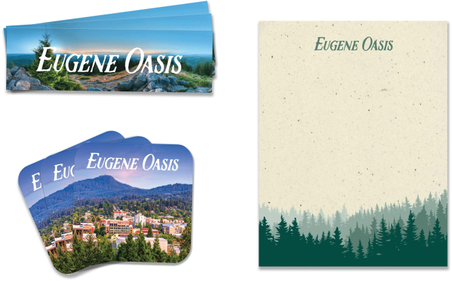 Eugene Oasis branded products.